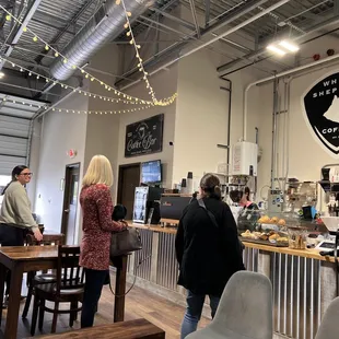 people in a coffee shop