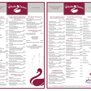 Full Menu