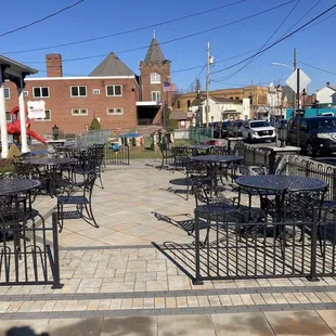 Outdoor sitting area