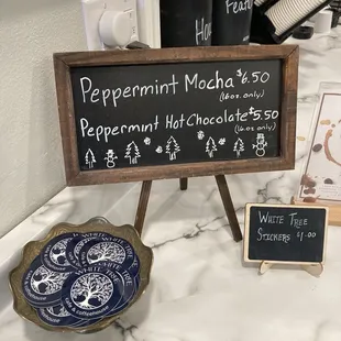 Hot chocolate specials