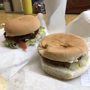 Beef cheese and a slugburger!!