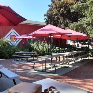 The backyard picnic area, but wait, there's more!