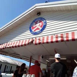 The ordering counter.