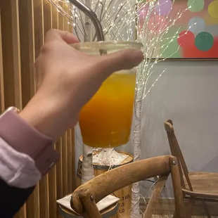 Freshly squeezed orange juice