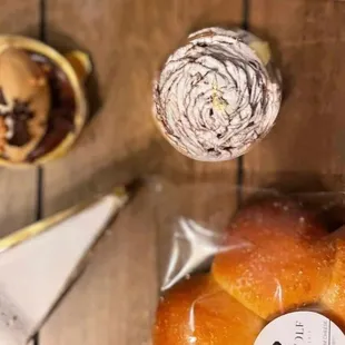 a variety of pastries