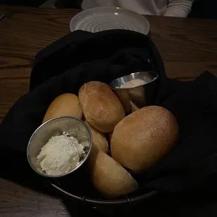 Complimentary rolls.
