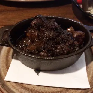 My mom always asks for sautéed mushrooms on the side; no idea if it's actually listed on the menu as a side but it's so good!