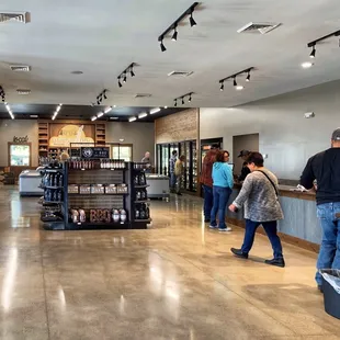 The store proper as seen to the right once you enter.