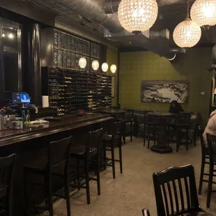 a man sitting at a bar