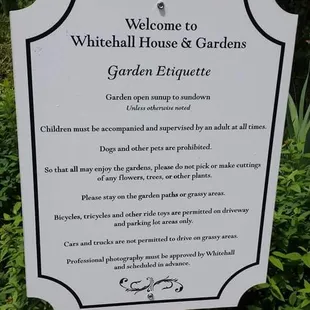 Whitehall garden