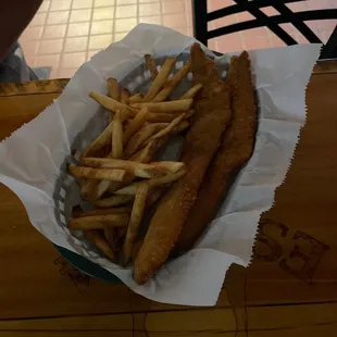 Fried fish basket! So good!