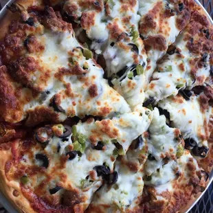 Supreme pizza - yum!