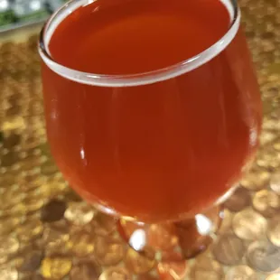 Strawberry rhubarb cider