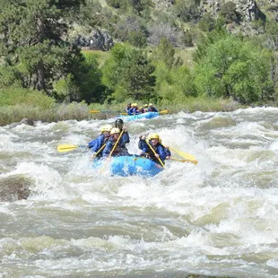 Going through the rapids!