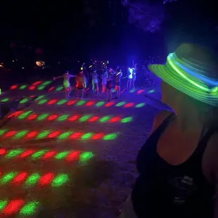 Nighttime Bubble, Laser, Dance Party