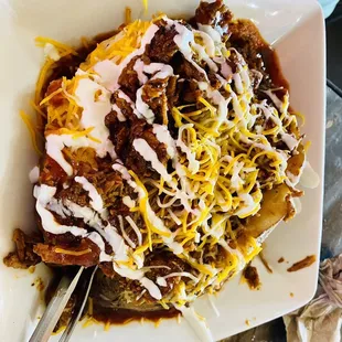 Texan bbq baked potato
