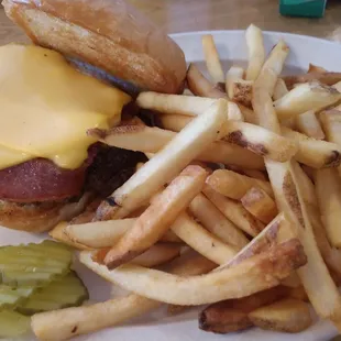 Bacon cheeseburger w/FF