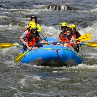 Our group having a great day on the Jungle Run trip in late July!