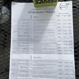 Whitewater Wines