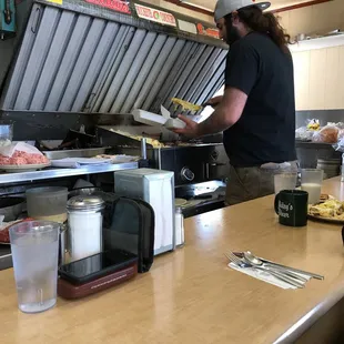 interior, sushi and sashimi