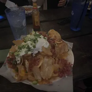 Loaded Fresh Fried Potato Chips