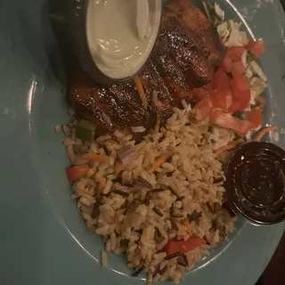 Glazed Seared Salmon Bowl