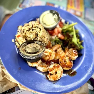 Glazed Seared Shrimp Bowl