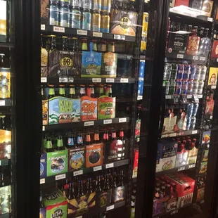 Just a few of the beers that Whitey's carries. They have a walk-in cooler and lots of delicious beers like those from The Bruery.