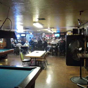 a pool table and pool tables