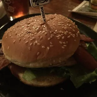 Black and Bleu Burger