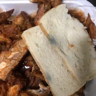 Whitmore&apos; BBQ on HARVARD AVE! Manager told me I can&apos;t get a refund but they&apos;ll be happy to remake my order ‍‍‍