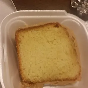 Carmel pound cake!