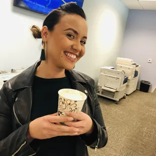 Lillie had two cups but you didn't hear that from us...