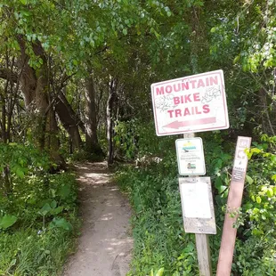 Trail head on 92nd just south of college, east gate