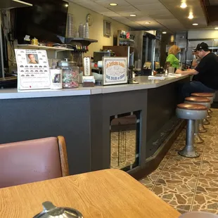 I love the counter in this place ... So many good memories here.