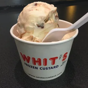 a cup of ice cream