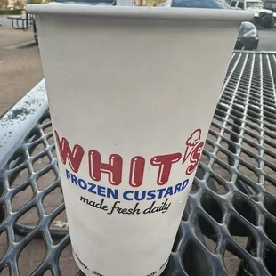 Custard medium size