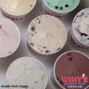 We have over 30 different flavors you can take home!
