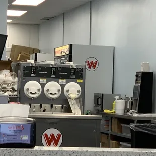 Smiling ice cream machines