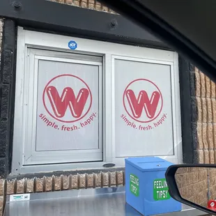 the window and side mirror