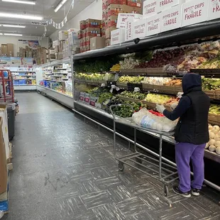 Fresh veggies and fruit department
