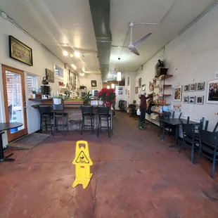 Patio seating only right now