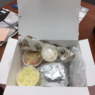 Turkey sandwich box lunch