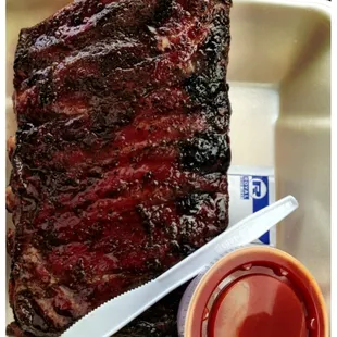 1/2 slab of ribs (to-go)