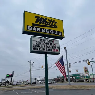 a sign for a restaurant