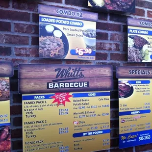 menus