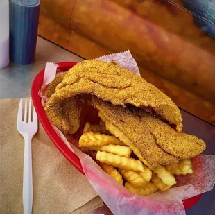 a basket of fries