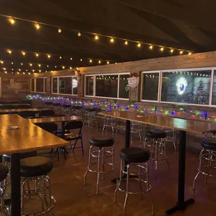Taproom dining area