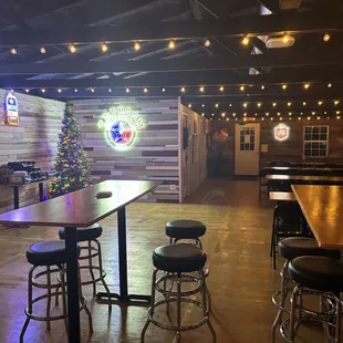 Taproom dining area
