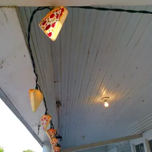 interior, pizza